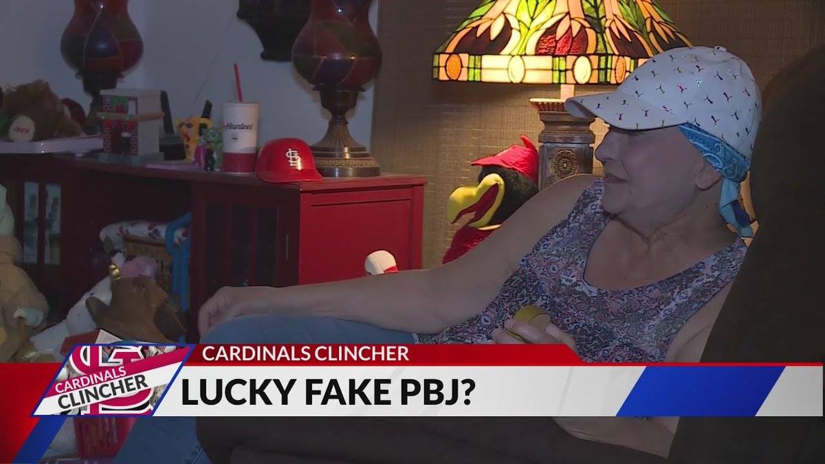 Cardinals fan believes her granddaughter's PB&J toy is influencing winning streak