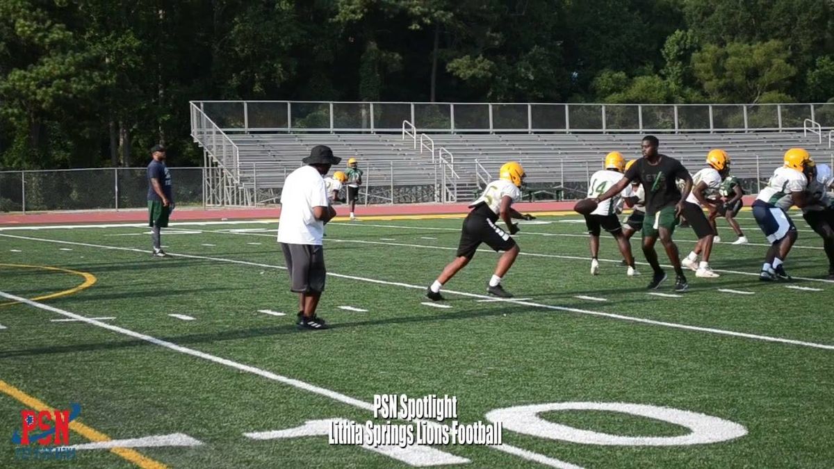 "Accountability" key component for Lithia Springs Lions football turnaround says coach Coach Corey Jarvis