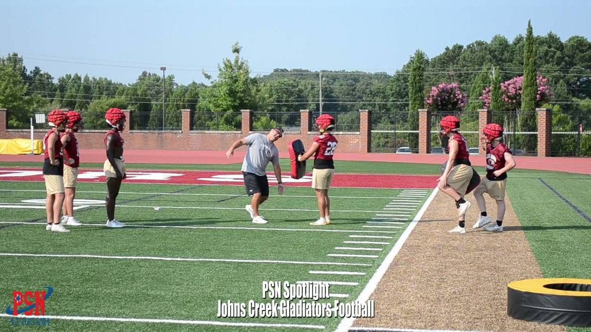 "These guys have really gotten after it" says Johns Creek football head coach Matt Helmerich as they prepare for the start of the season