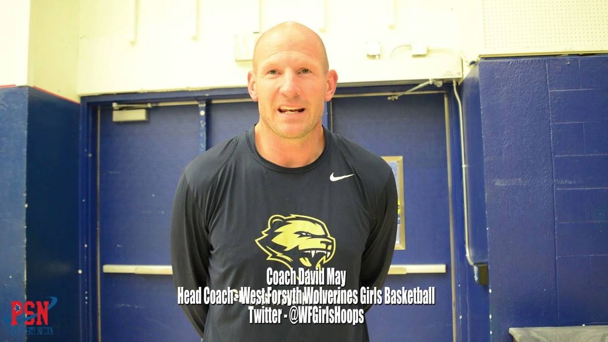 "Just for them to be together for the team culture" says West Forsyth girls basketball coach David May on Georgia State team camp