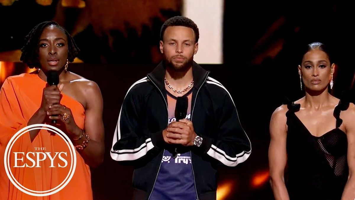 WATCH: Steph Curry, WNBA stars call for Britney Griner's release on ESPYs stage
