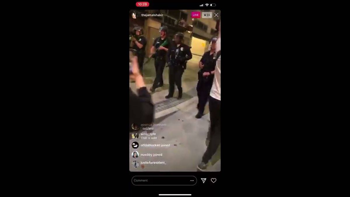 Filmmaker suing City of LA, his uncle over projectile wounds during protest