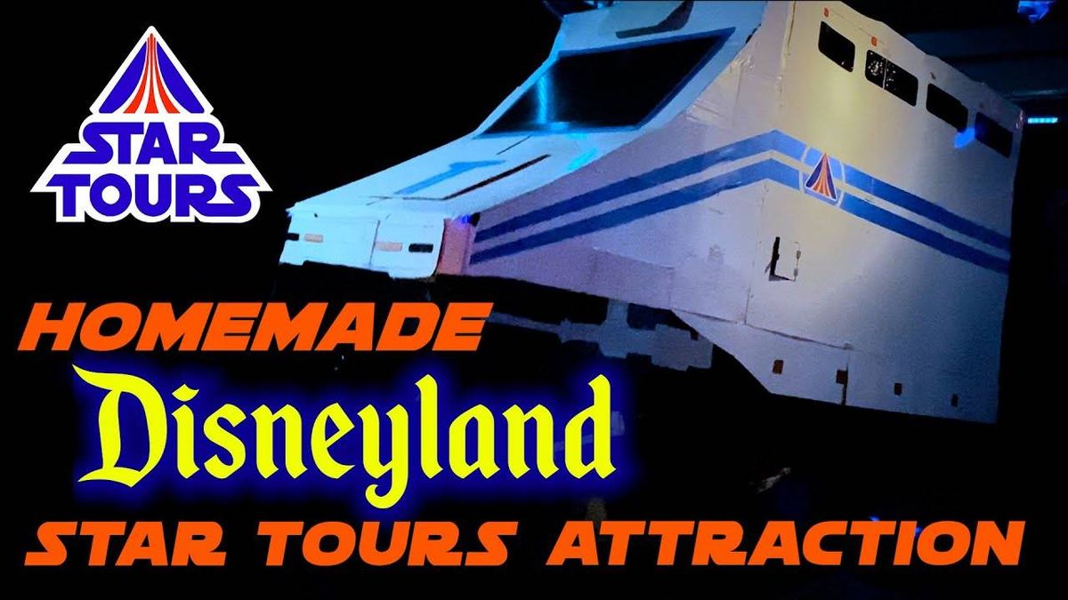 WATCH: A San Diego dad brought Disneyland's Star Tours ride to his daughter during COVID