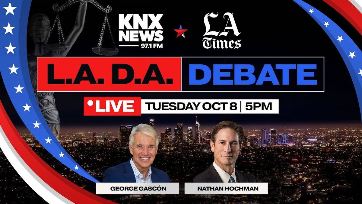 L.A. County D.A. candidates face off live in KNX News - L.A. Times debate