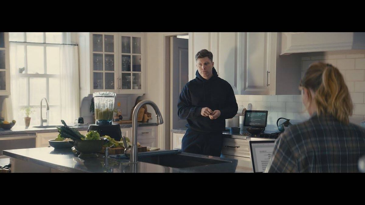 VIDEO: Scarlett Johansson and Colin Jost's hilarious Alexa Super Bowl ad