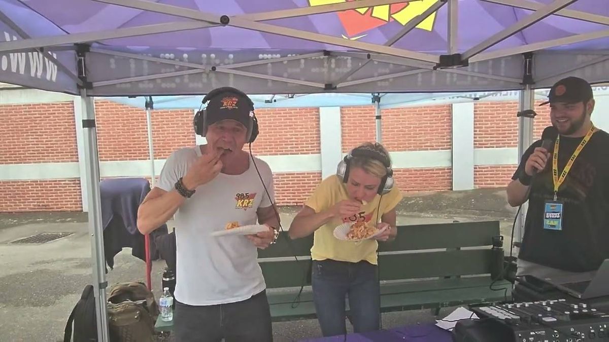 Jeff & Kristen Video: FUNnel Cake Eating Contest!
