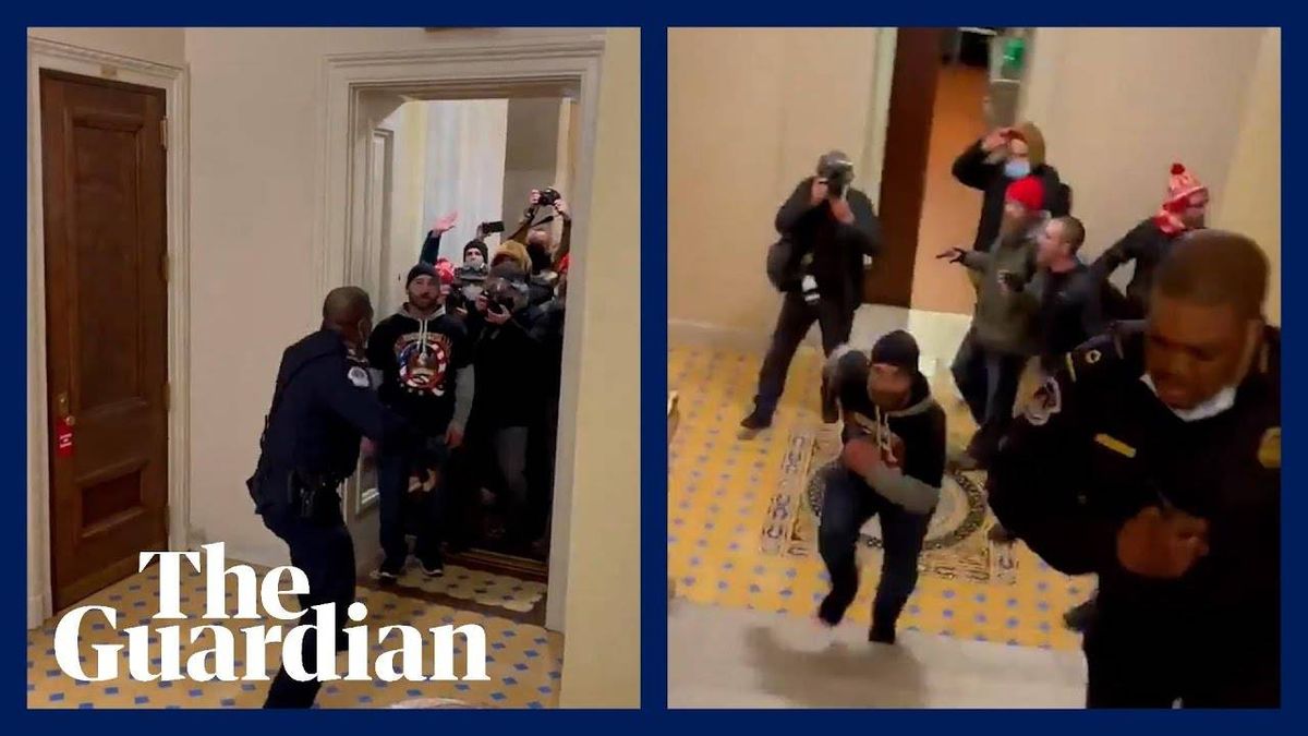A Black officer in DC is being hailed a hero after the attack on the Capitol