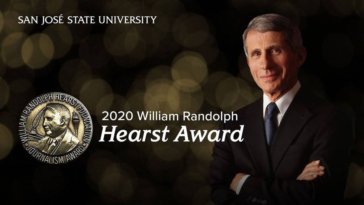 Dr. Anthony Fauci accepts San Jose State award typically given to journalists