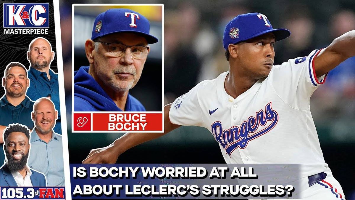Bruce Bochy on Leclerc’s struggles, Carter & Langford’s slow starts