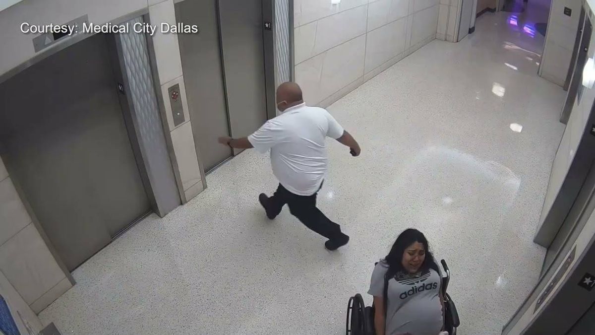 Dallas hospital security guard helps deliver baby in elevator