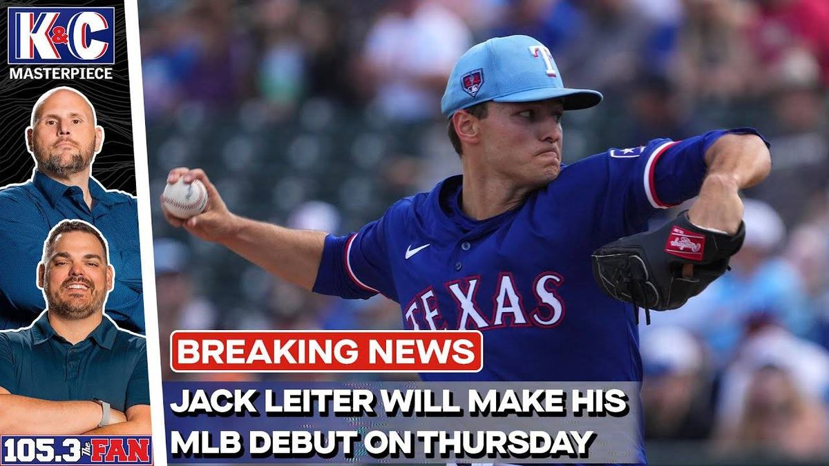 Jack Leiter to make MLB debut on Thursday vs. Tigers