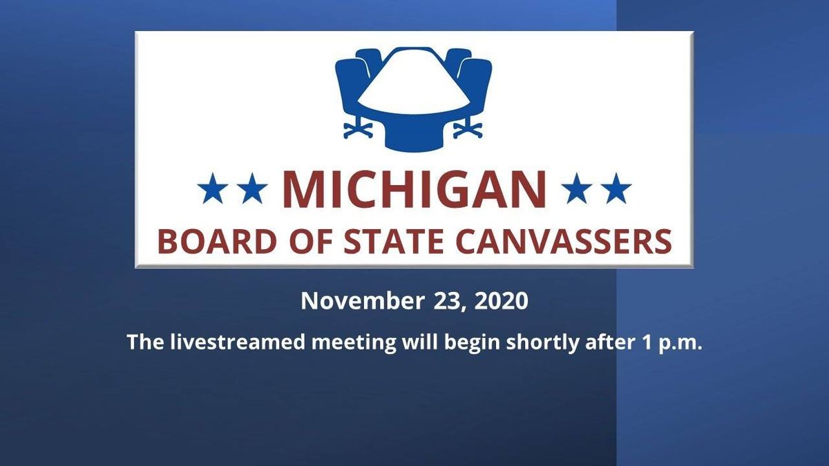 Board of State Canvassers votes 3-0 to certify Michigan election results