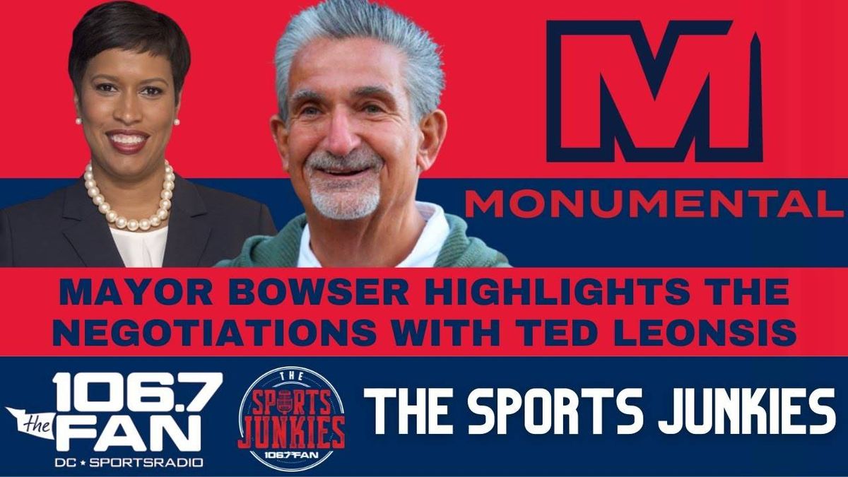 Ted Leonsis tells the Junkies MSE is 'looking forward,' and Cap One upgrades will take 'a few years'