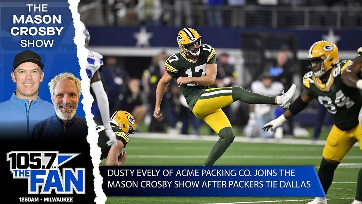 Dusty Evely Breaks Down Packers 40-40 Tie in Dallas on The Mason Crosby Show