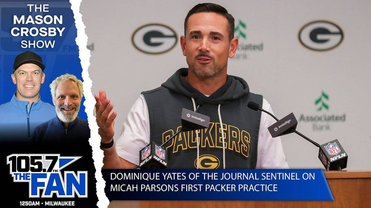Dominique Yates on Micah Parsons' First Practice With The Packers!