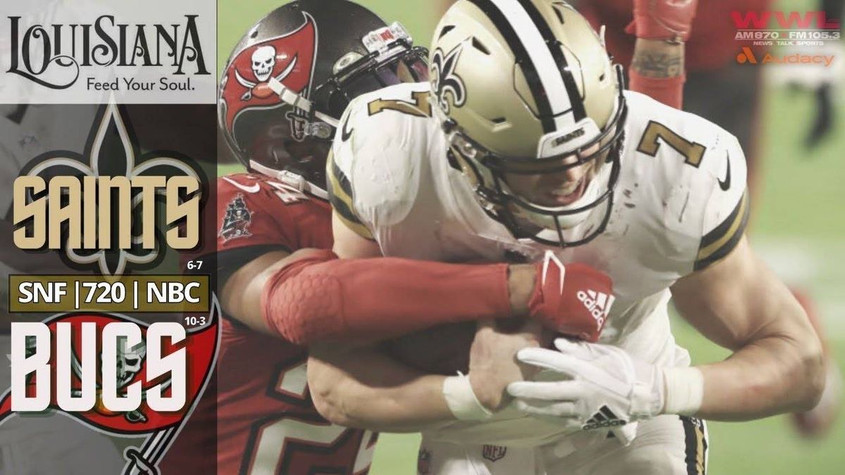 Saints vs Bucs, Week 15 pregame live chat, with Deuce McAllister's ingredients to victory; 5 p.m.