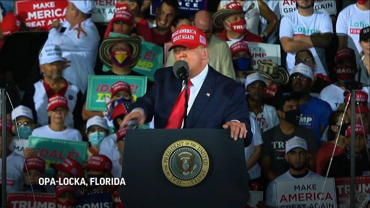 VIDEO: Trump supporters chant 'Fire Fauci! Fire Fauci!' at Miami rally, Trump suggests he may axe him after election