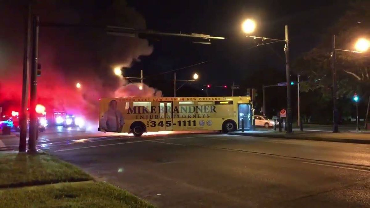 Watch: Car crashes into RTA bus then bursts into flames