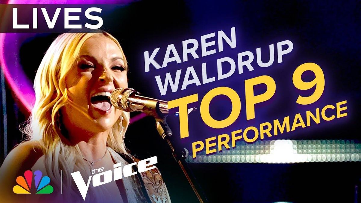 Louisiana's own Karen Waldrup a finalist on 'The Voice'