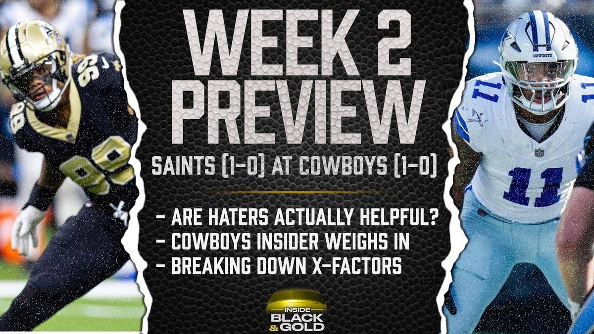 Saints have a big challenge, potential statement in showdown with streaking Cowboys