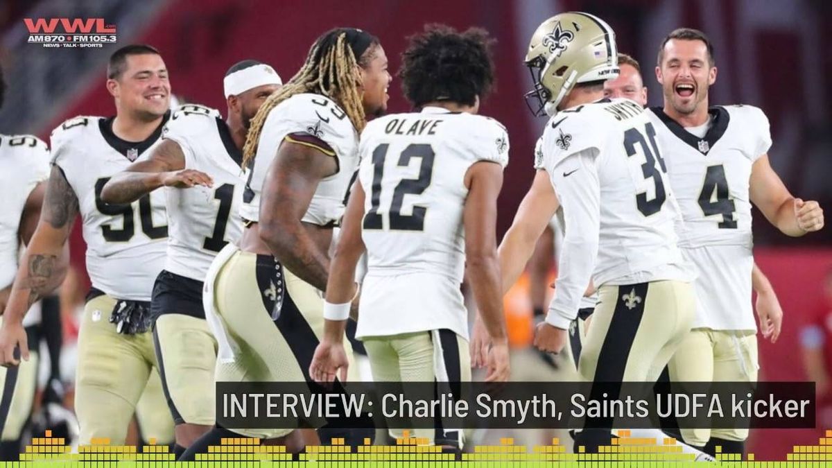 Saints K Charlie Smyth on first-ever kick being a game-winner: 'It's the stuff of dreams'