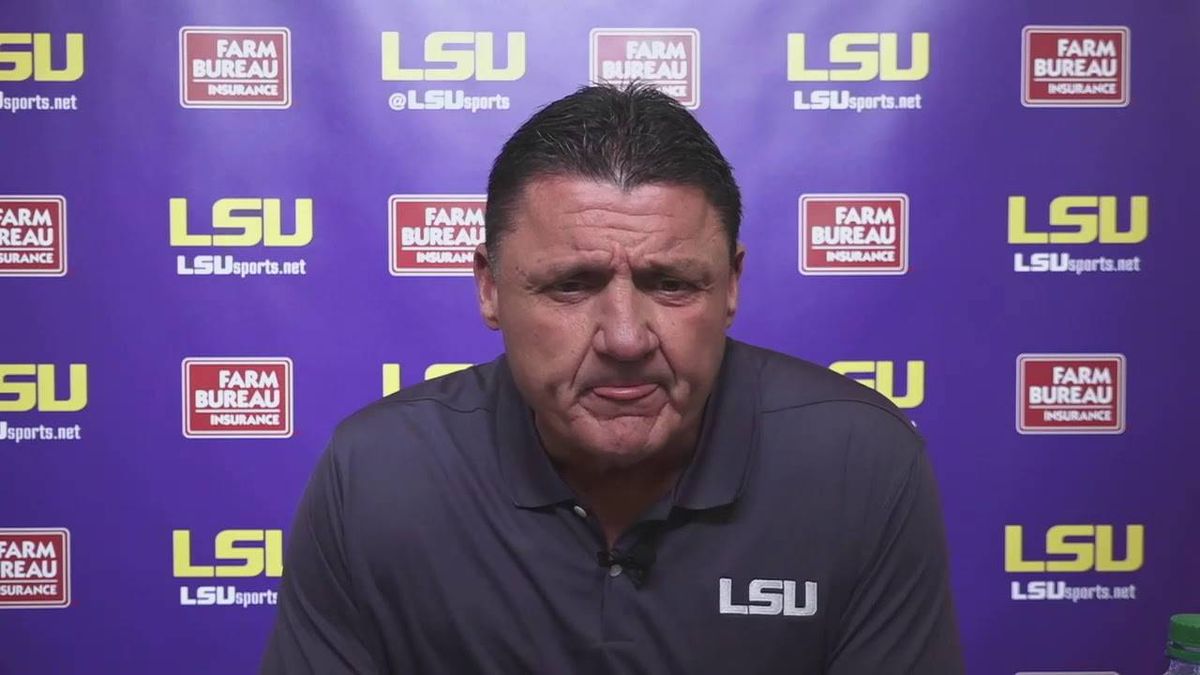 Orgeron on Terrace Marshall Jr.: 'He's going to have a great career in the NFL'