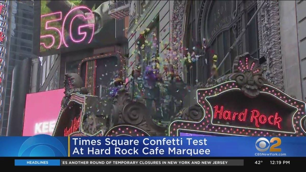 VIDEO & PHOTOS: Confetti passes pre-New Year's Eve test in Times Square