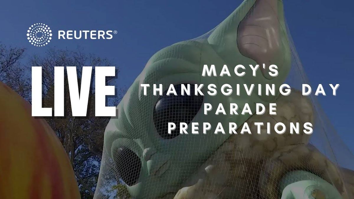 VIDEO & PICS: Giant balloons inflated for 2021 Macy's Thanksgiving Day Parade