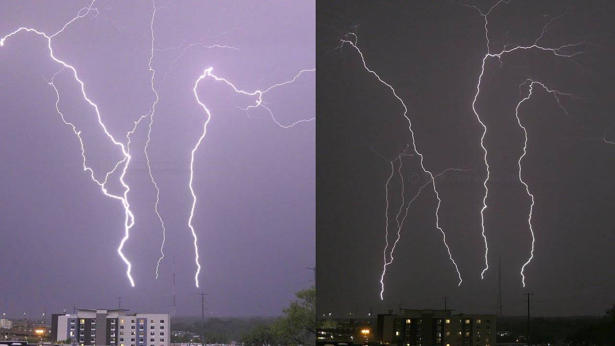 WATCH: Lightning struck 6 St. Louis TV towers simultaneously in single flash