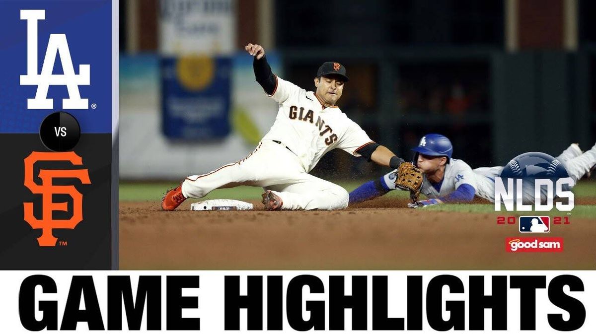 WATCH: Umpire's controversial call ends Giants-Dodgers NLDS
