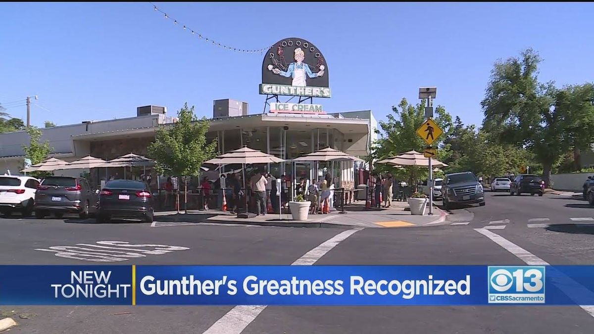 Sac's "Gunther's Ice Cream" named "Best In California" By Food And Wine Magazine
