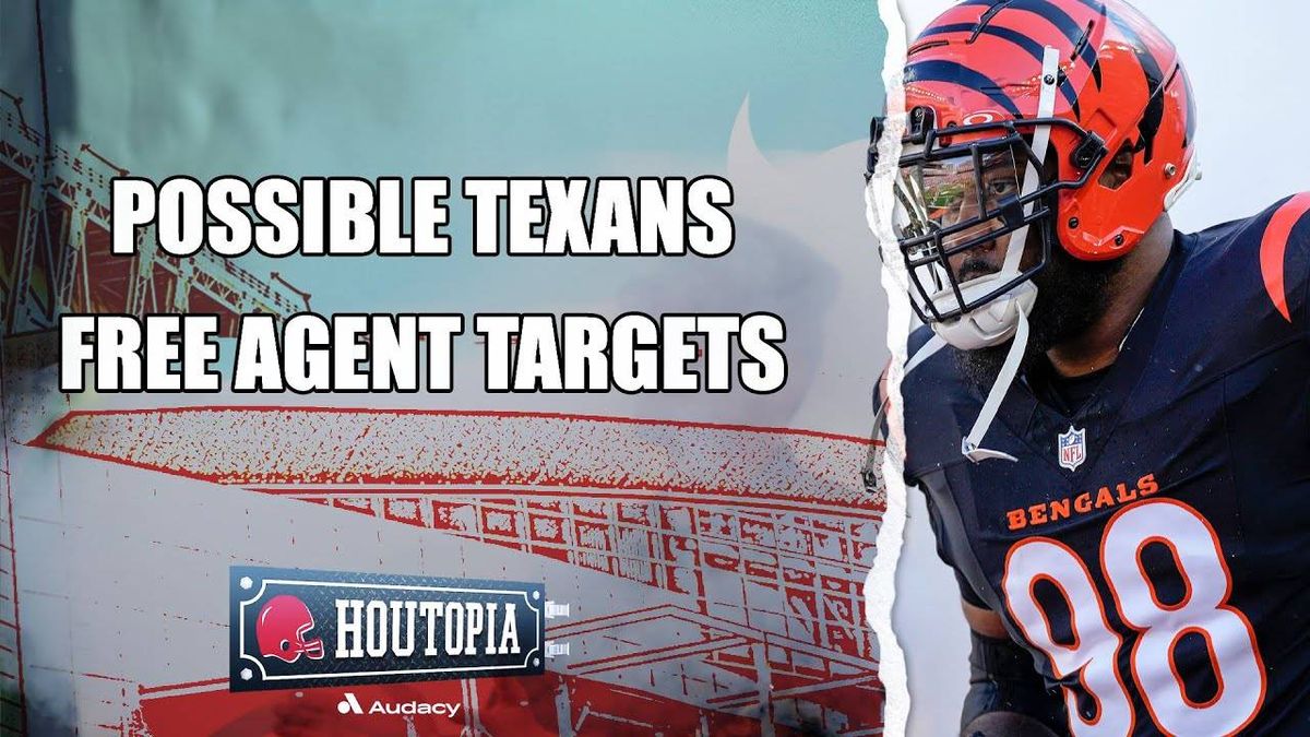 Who are possible free agent targets for the Texans?