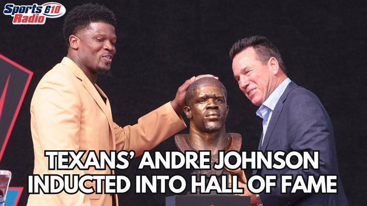 Texans legend Andre Johnson officially inducted into Pro Football Hall of Fame