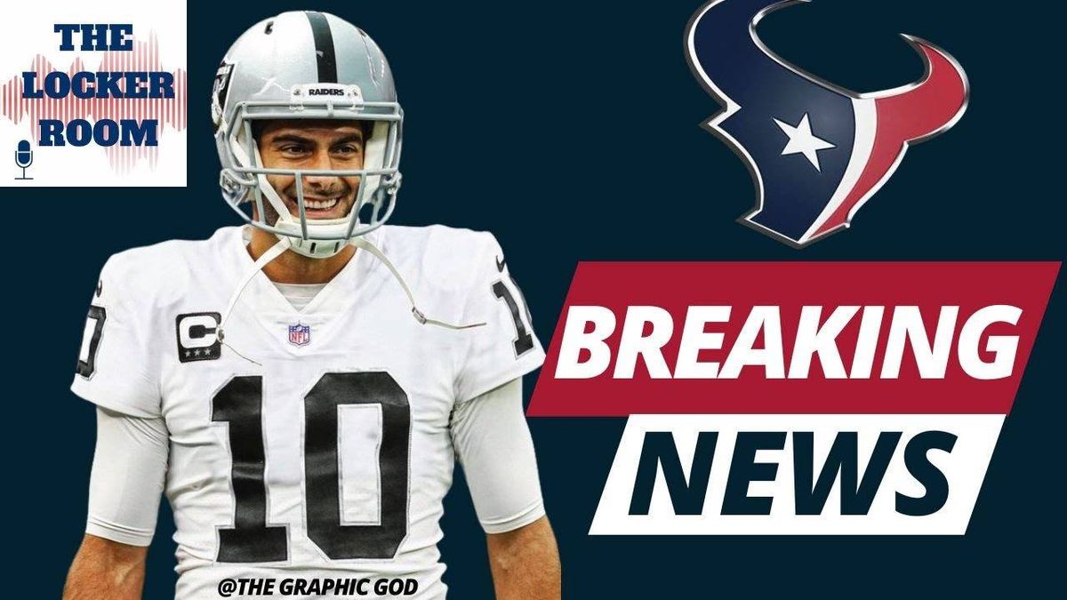 Report: Jimmy Garoppolo agrees to 3-year deal with Raiders, not Texans