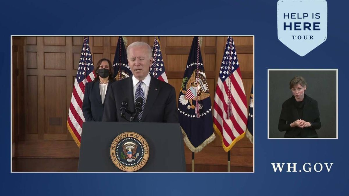 President Biden Visit Atlanta And Addressed Violence Against Asians