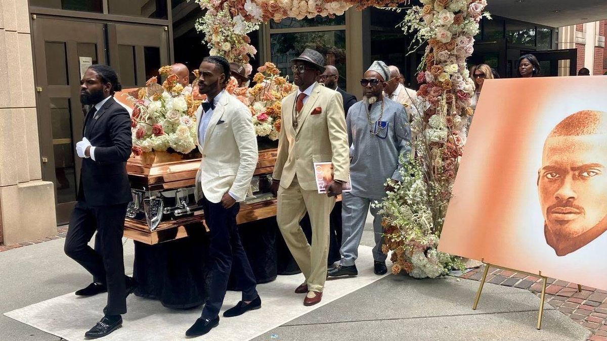 Friends and Friends Gather to Lay Rico Wade To Rest
