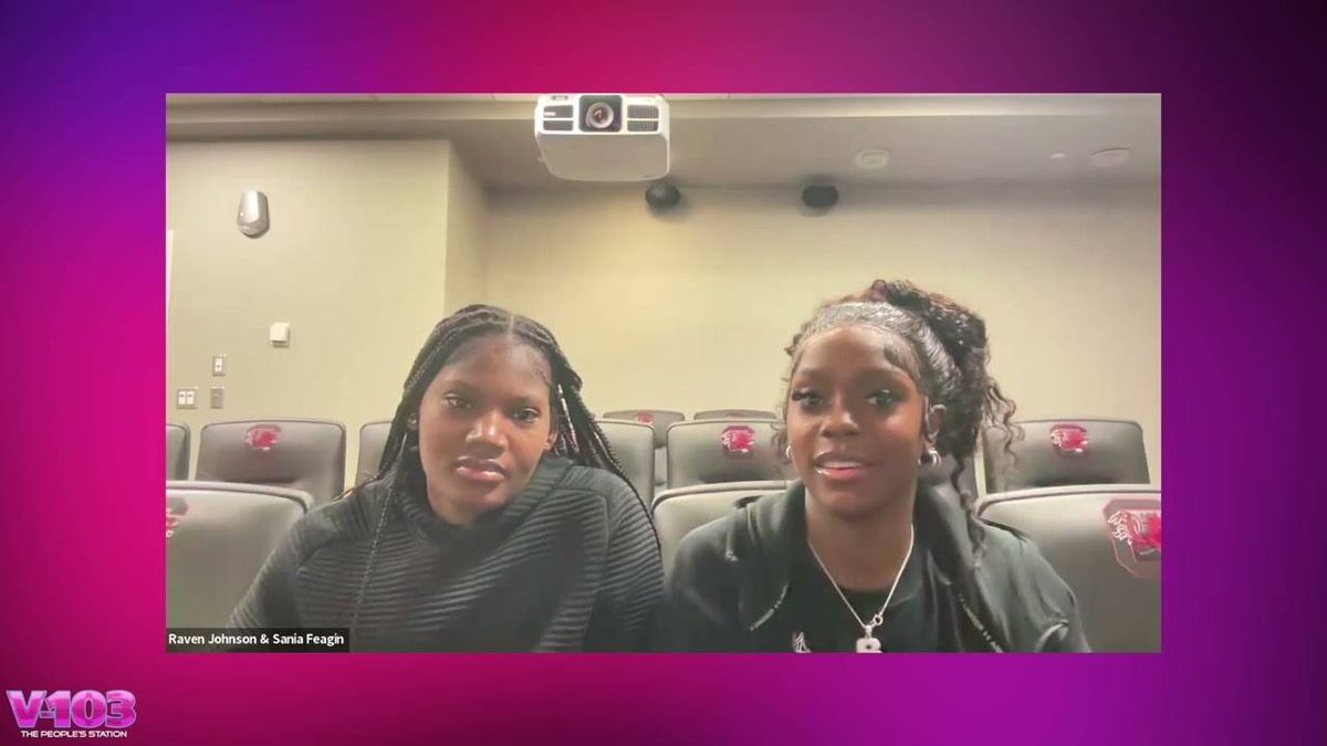 NCAA Champs Raven Johnson & Sania Feagin Talk Women's Basketball Growth, Playing for Dawn Staley & More