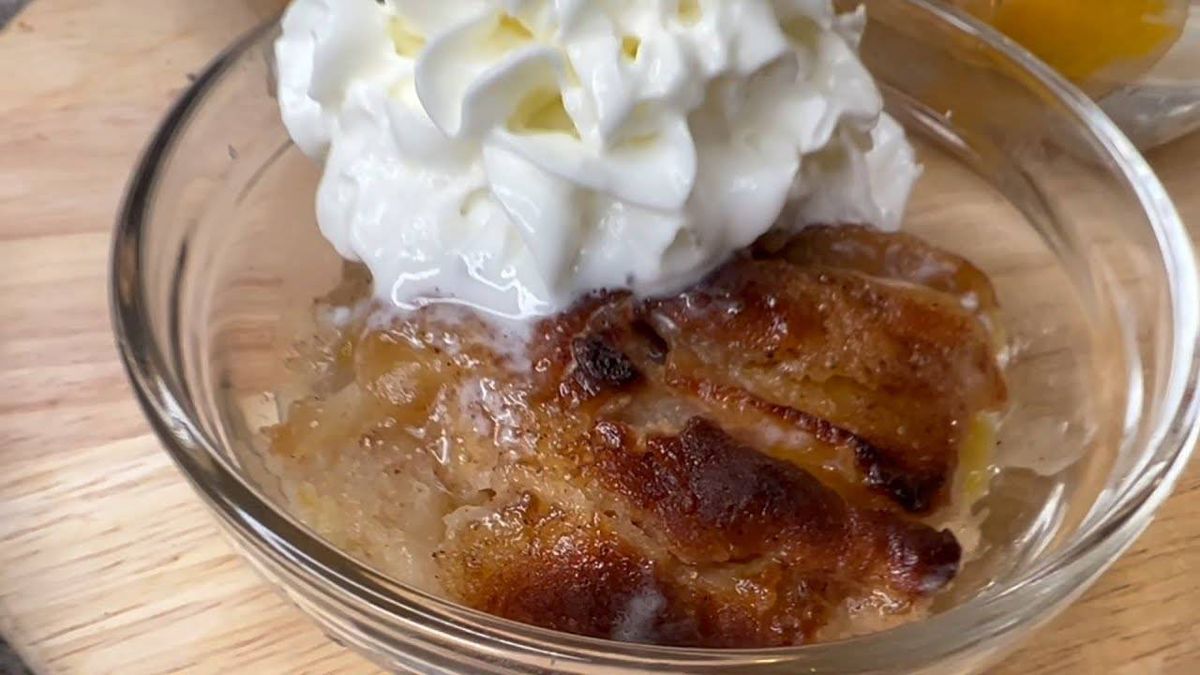 Peach Bread Pudding - Cooking w/ Ramona Debreaux & Wayfield Foods