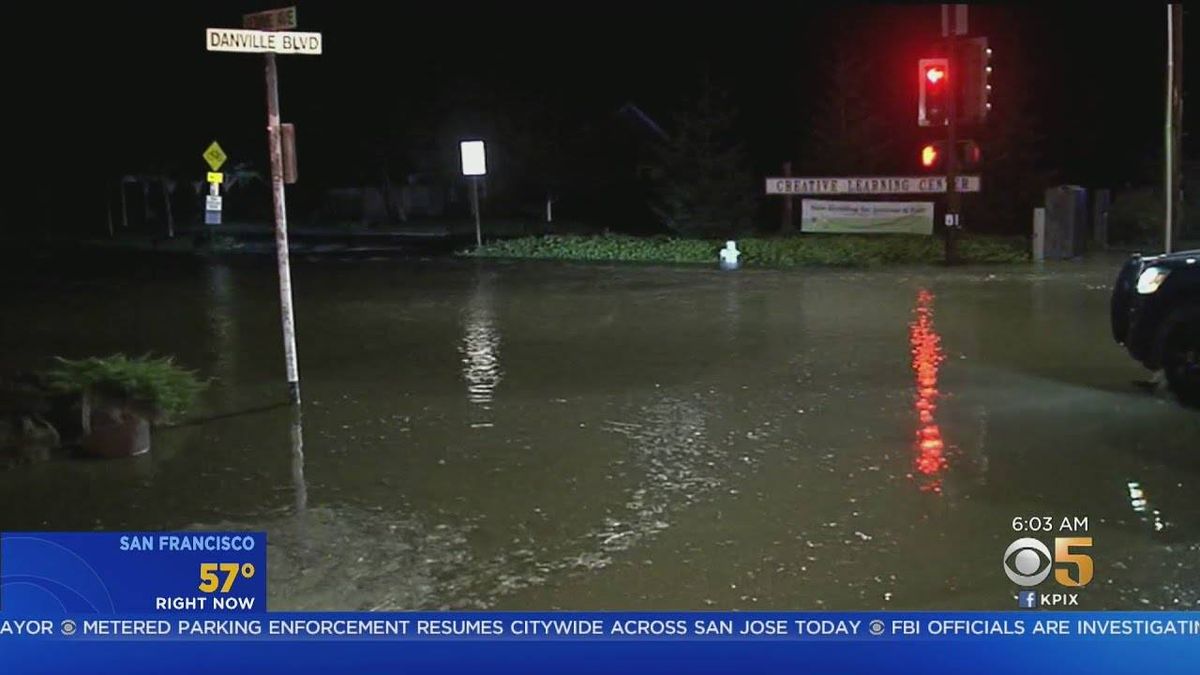 Water main breaks in East Bay causing large flood near children's center