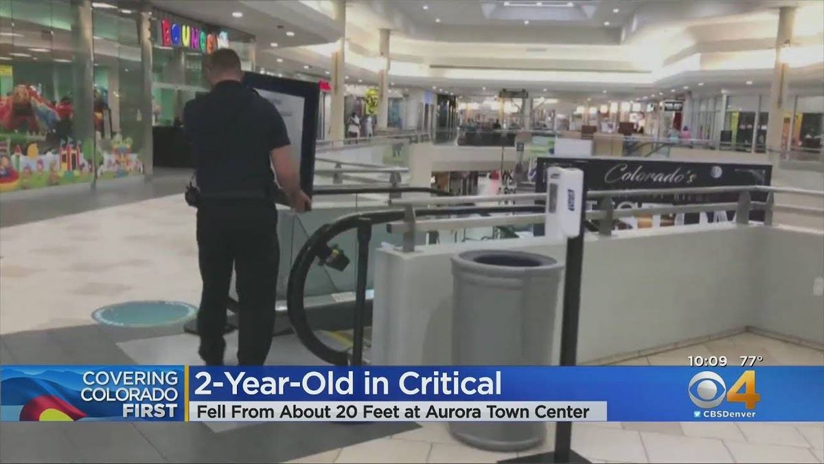 2-year old dies after falling from 2nd floor escalator at Denver mall