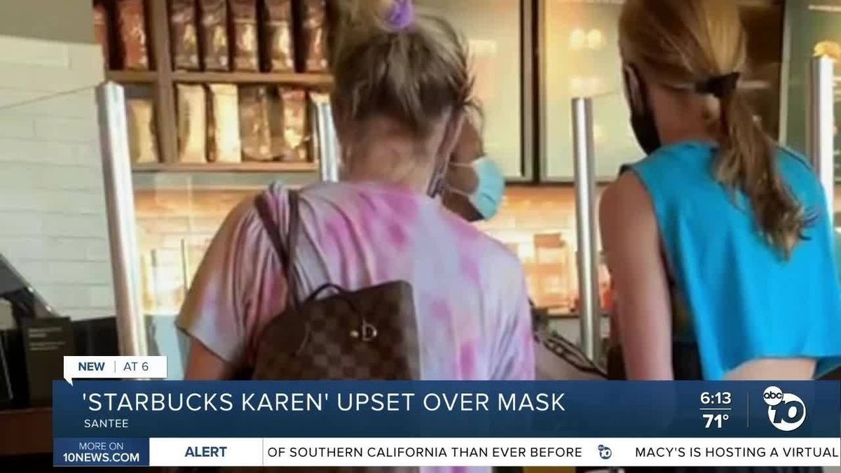 Video captures Trump supporter in Santee Starbucks telling barista 'f*** Black Lives Matters' when asked to don a mask