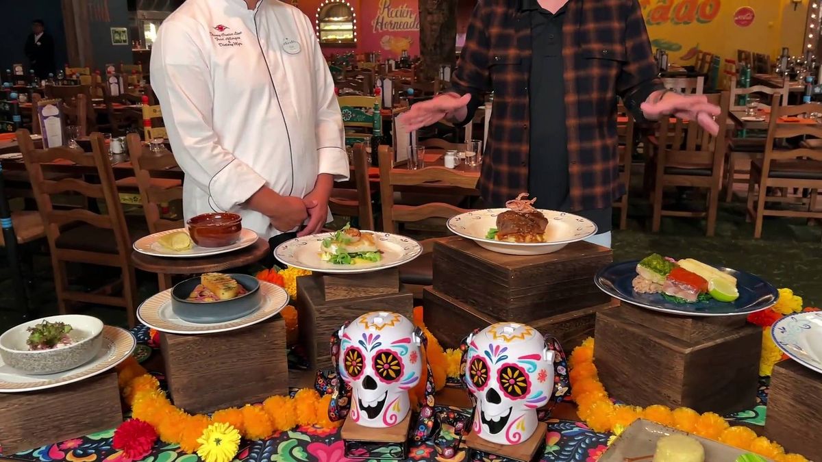 Coop chats Eats and Entertainment at Plaza de Coco on the Disney Treasure