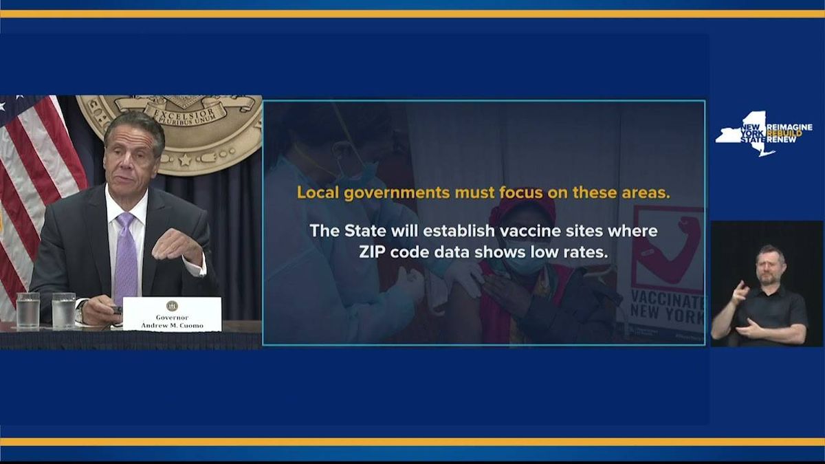 Cuomo to lift remaining COVID rules once 70% of NY adults have at least 1 vaccine dose