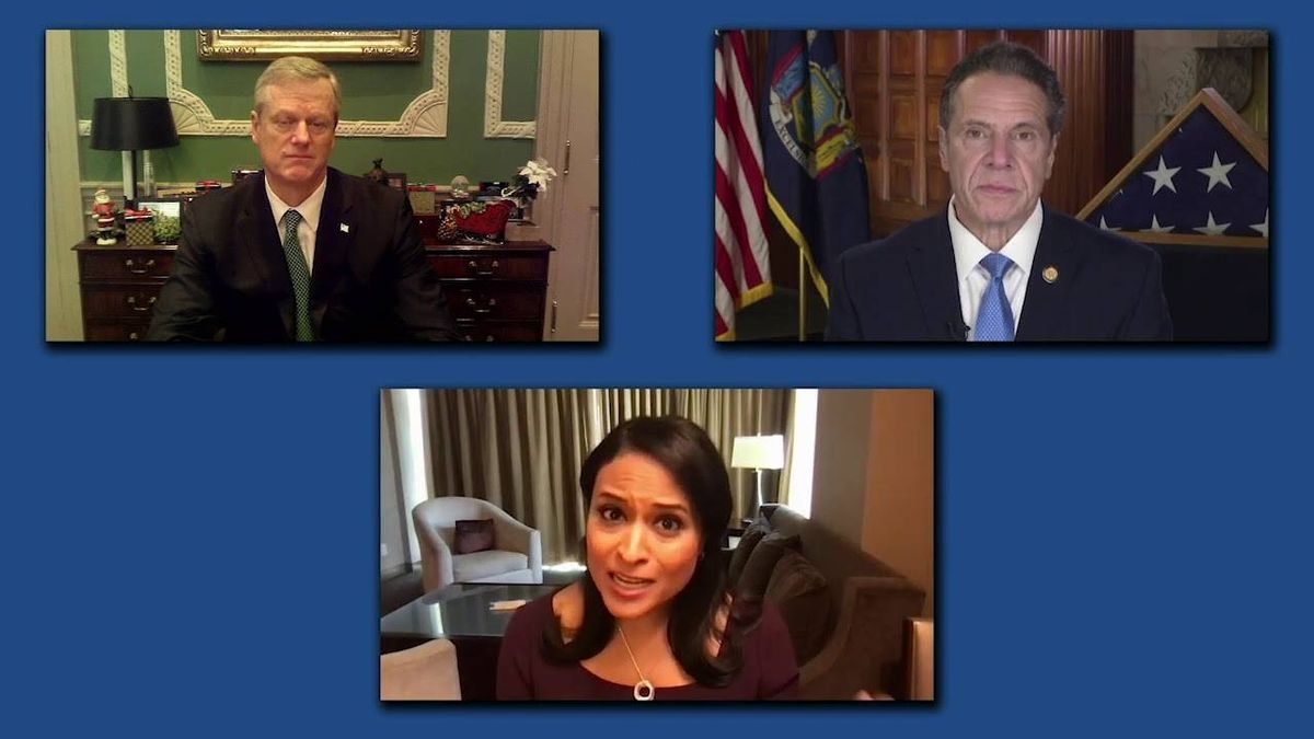Despite critics, Baker, Cuomo honored for virus leadership