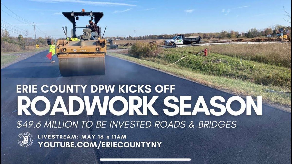 Erie County announces $49.6 million roadwork program