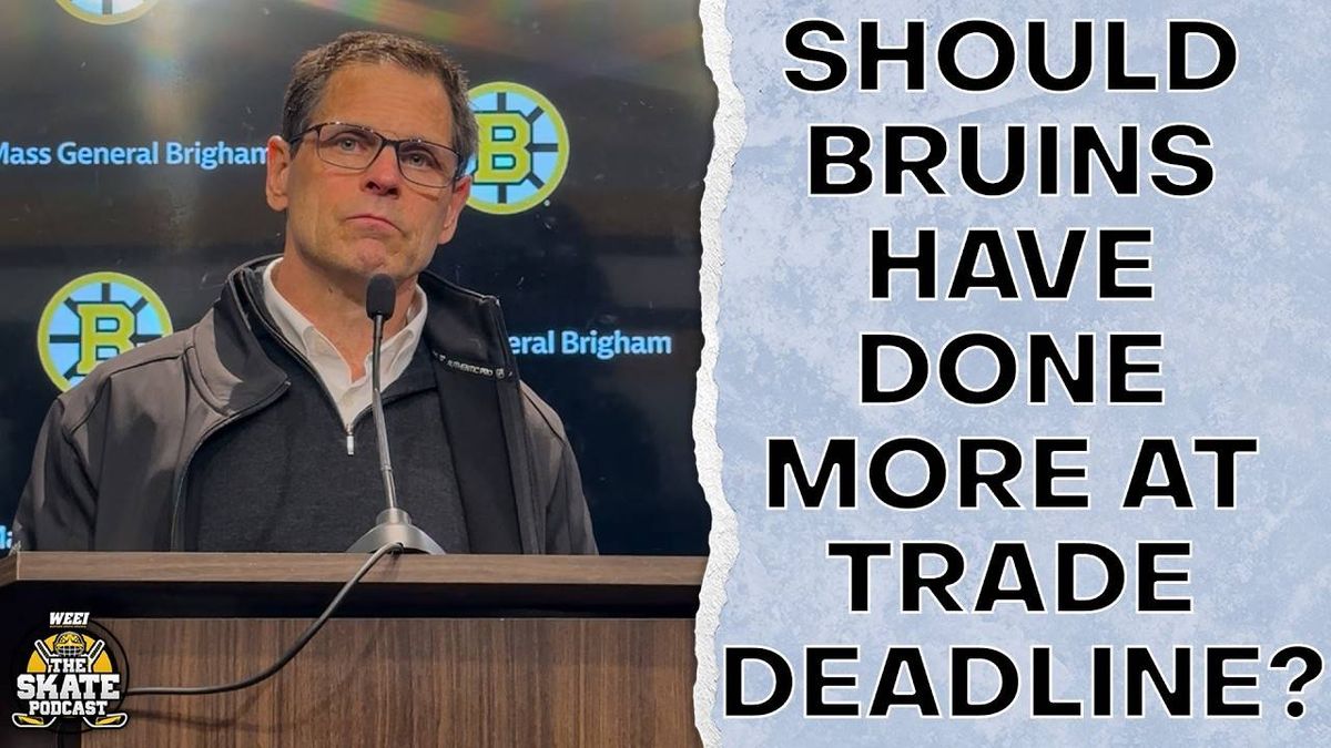 Why standing pat was the right move for these Bruins