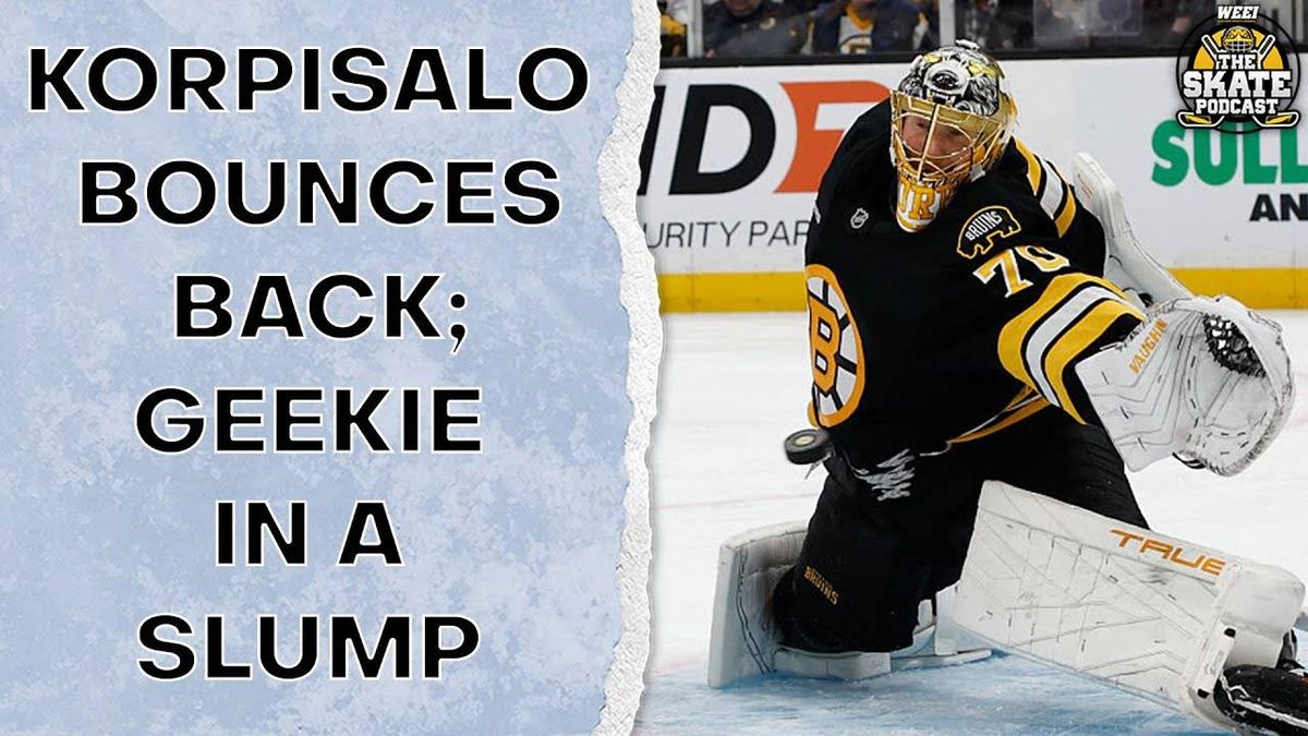 Joonas Korpisalo and the Bruins needed this performance
