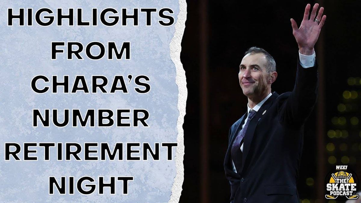 On his big night, Zdeno Chara was left speechless
