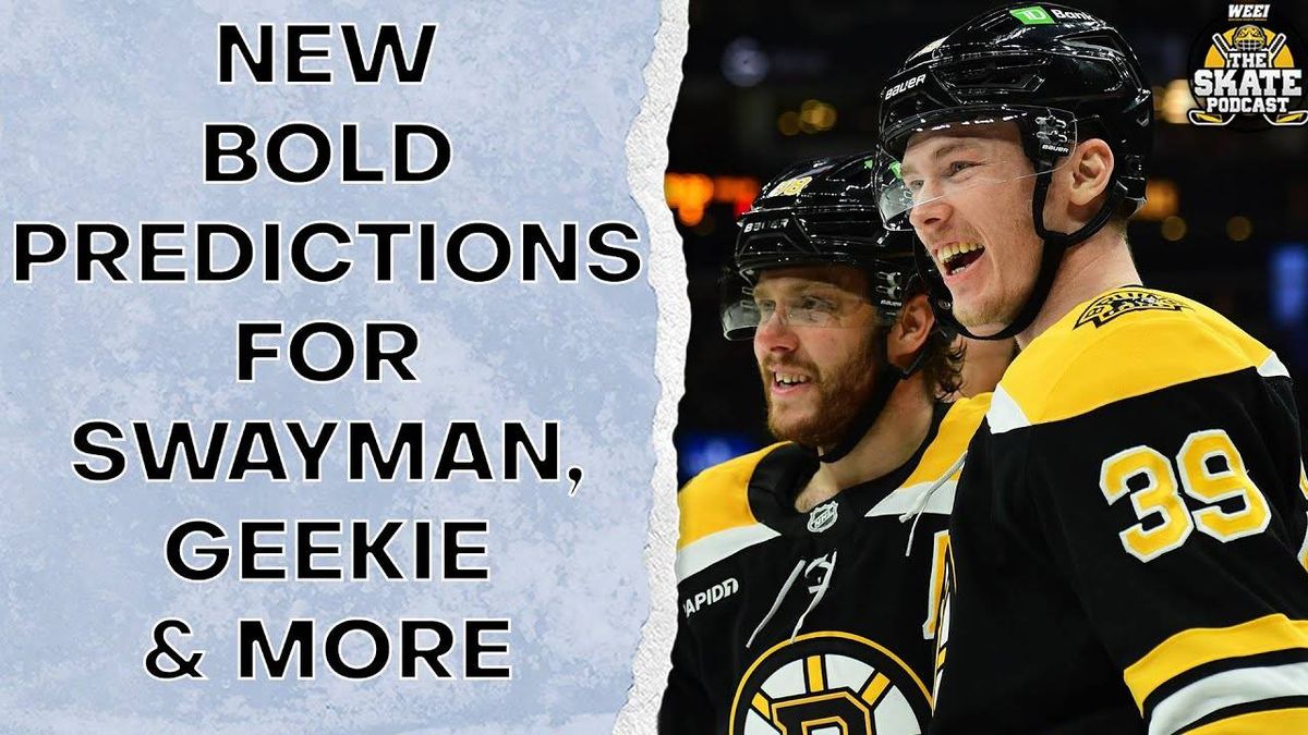 It's the Morgan Geekie and Jeremy Swayman show for the Bruins right now