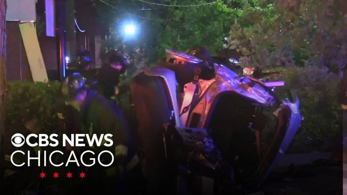 Two killed in red light crash near CPD Headquarters